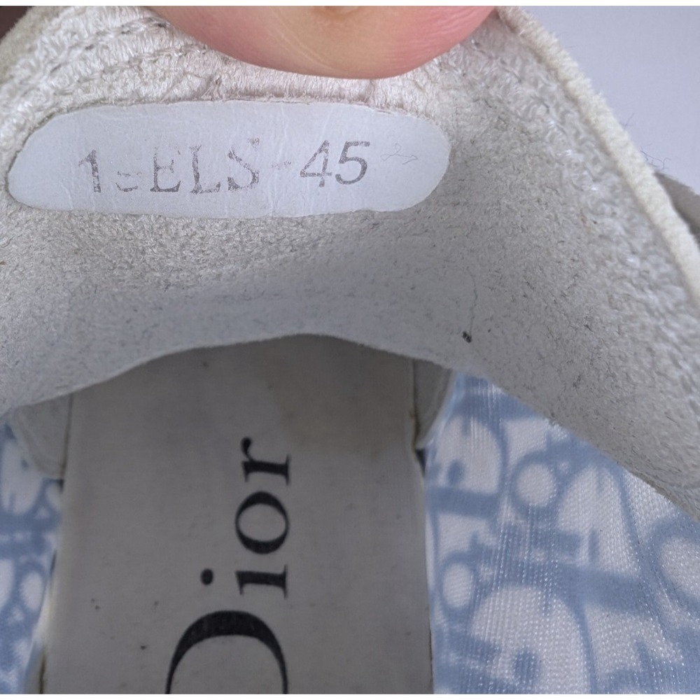 Dior B23 High-Top Sneaker White and Navy Dior Oblique Canvas EU 45/US 11.5 - Picture 6 of 15